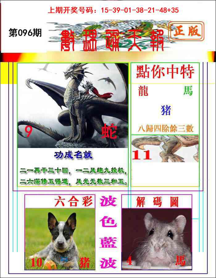 096期数理通天[图]